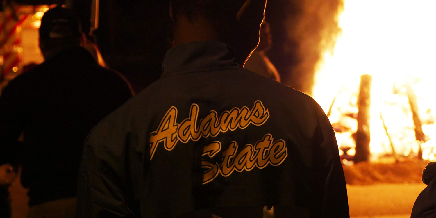 Adams State Homecoming Bonfire