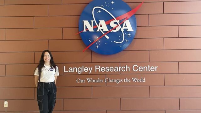 Nohemi Rodarte at NASA summer internship