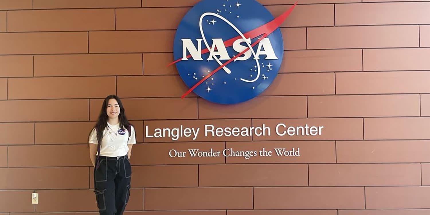 Nohemi Rodarte at NASA summer internship