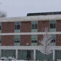 Adams State University McDaniel Hall in winter